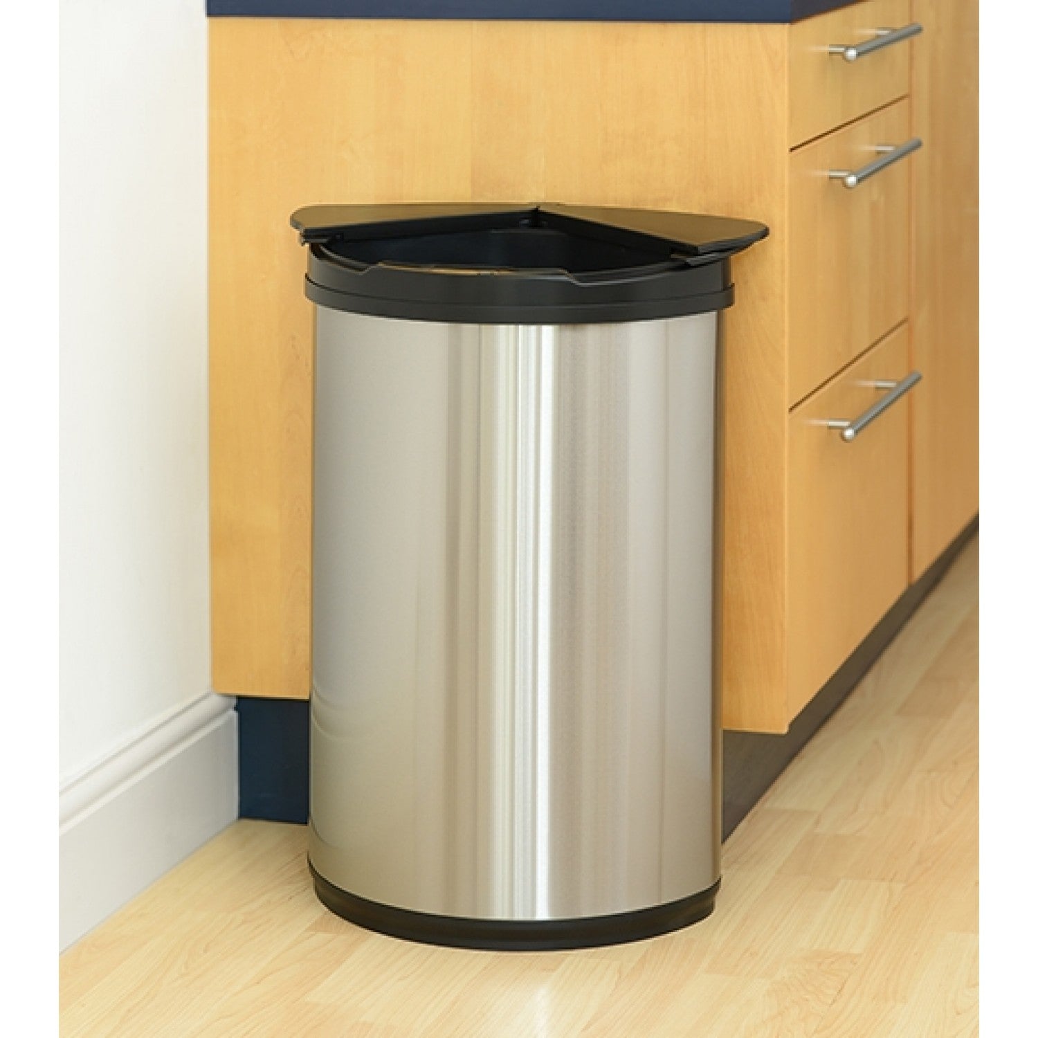 50L Ladybird Series General Waste Autobin – Semi-Circular Motion Sensor Bin with Butterfly-Like Lid