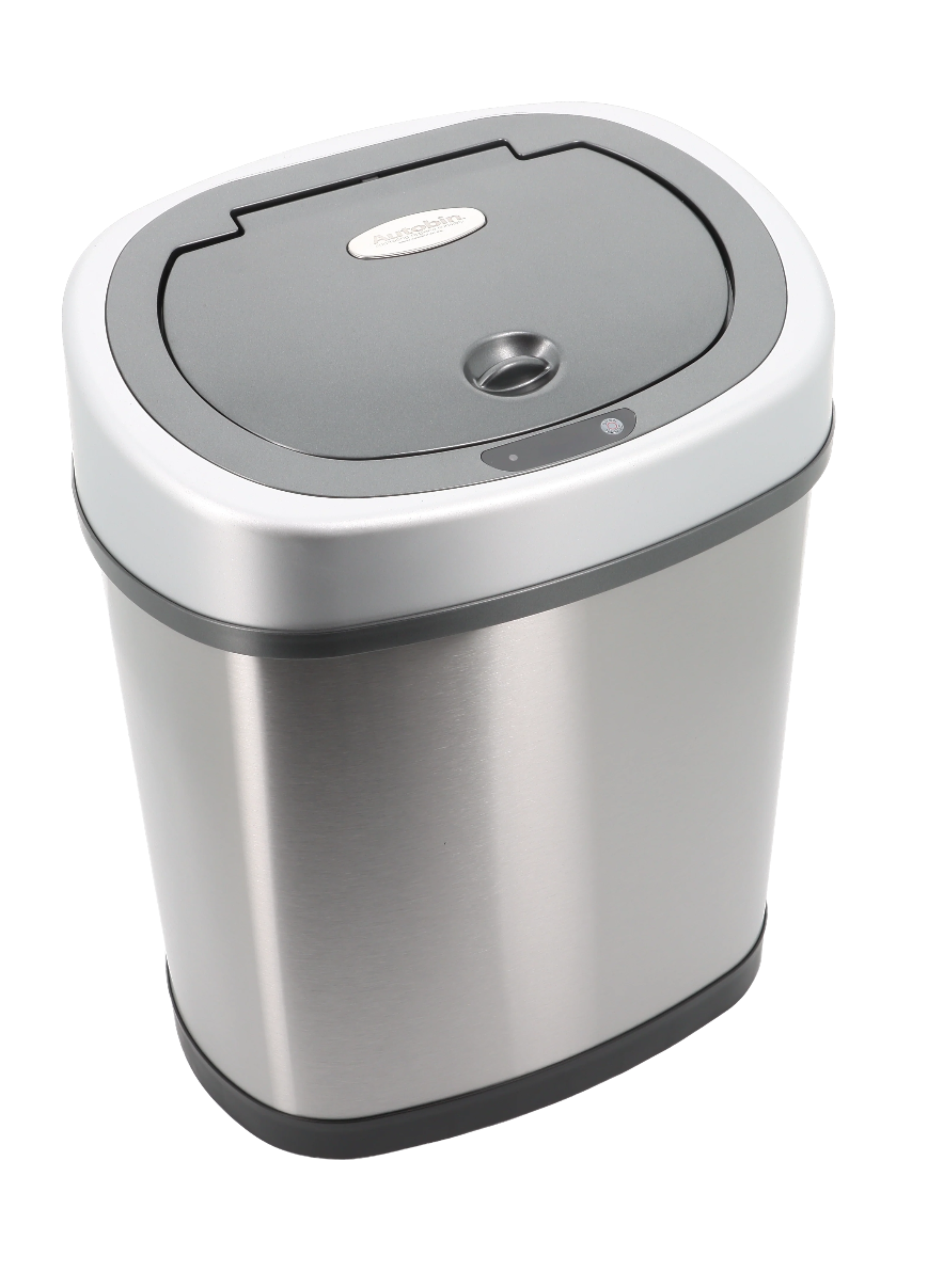 12L Oval Motion Sensor Autobin – Compact & Hygienic Waste Solution in Stainless Steel