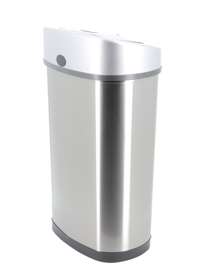50L Oval Motion Sensor Autobin – Premium Hands-Free Kitchen Bin in Stainless Steel