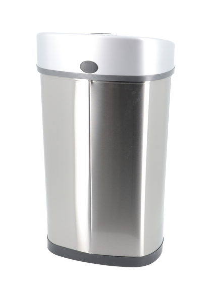 50L Oval Motion Sensor Autobin – Premium Hands-Free Kitchen Bin in Stainless Steel