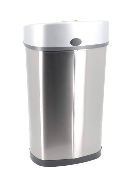 50L Oval Motion Sensor Autobin – Premium Hands-Free Kitchen Bin in Stainless Steel