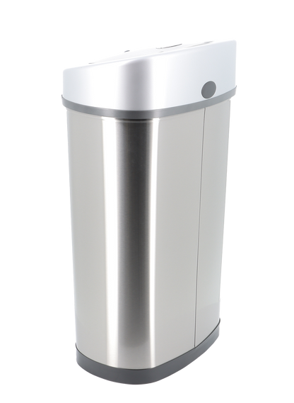50L Oval Motion Sensor Autobin – Premium Hands-Free Kitchen Bin in Stainless Steel