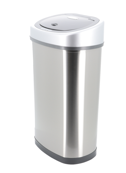50L Oval Motion Sensor Autobin – Premium Hands-Free Kitchen Bin in Stainless Steel