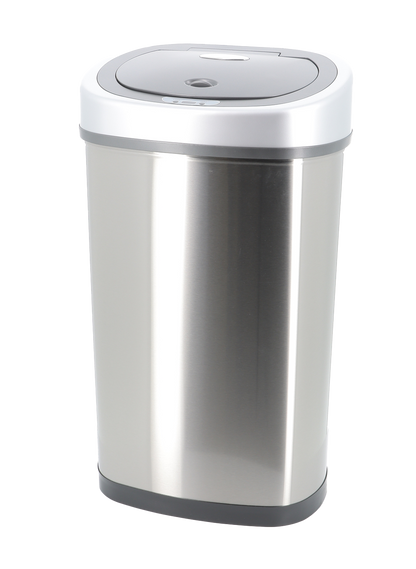 50L Oval Motion Sensor Autobin – Premium Hands-Free Kitchen Bin in Stainless Steel