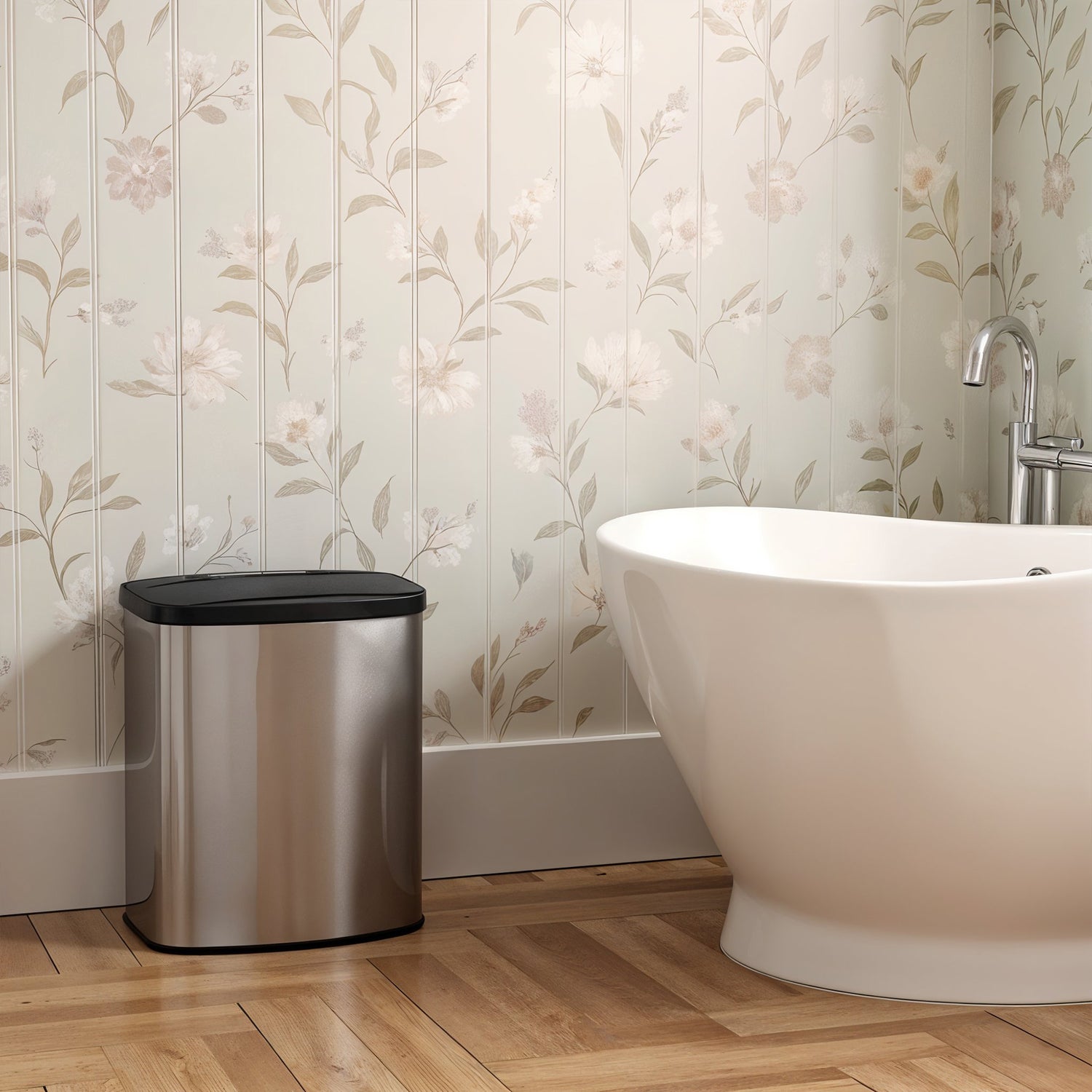 8L &amp; 50L Oval Motion Sensor Autobin Combo – Versatile Touchless Bin Set for Kitchen &amp; Bathroom