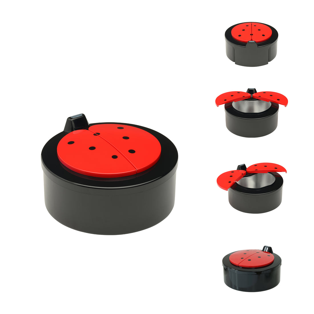 2L Ladybird Countertop Autobin – Elegant Touchless Sensor Waste Bin for Compact Spaces
