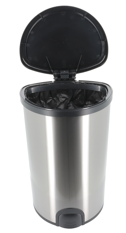 50L Toe Tap Series Autobin – Semi-Round, Foot-Activated Sensor Bin for Hygienic Disposal